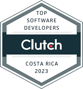Clutch badge Top Software developers Costa Rica 2023