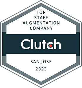 Clutch badge Top Staff Augmentation Company San Jose 2023