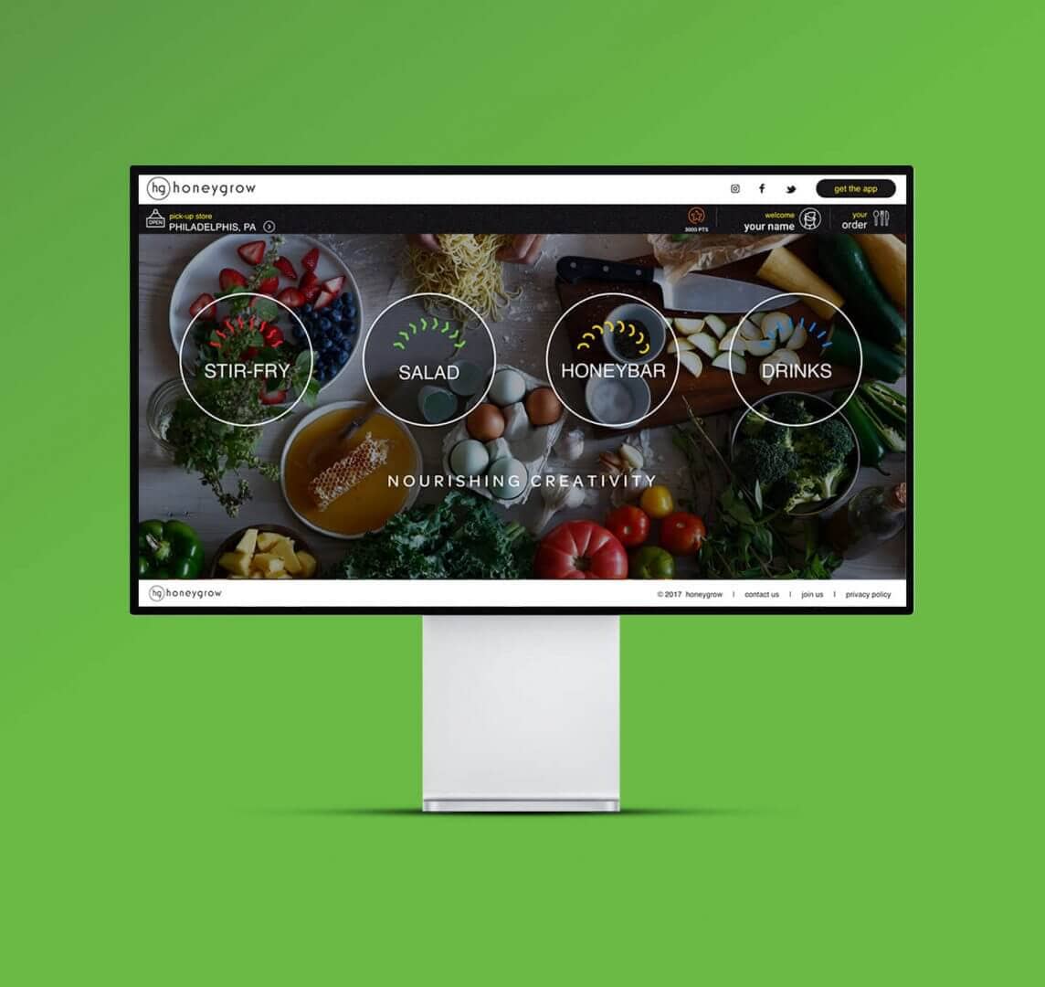 Computer monitor, Honeygrow home page
