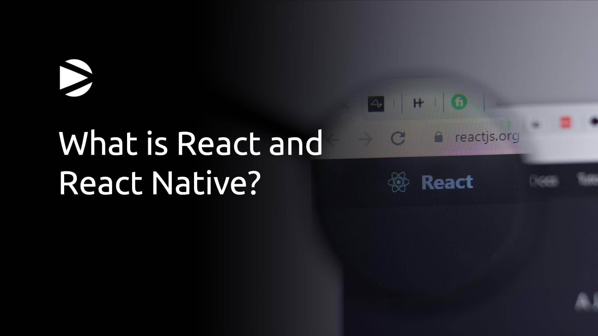 DNAMIC - React and React Native - React Logo on a screen