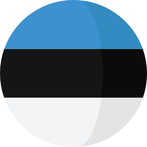 estonia flag rounded